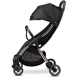 Прогулянкова коляска Lionelo Julie One Black Gold, чорна (LO-JULIE ONE BLACK GOLD) - мініатюра 9