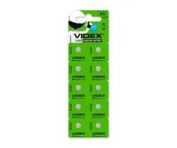 Батарейки AG1/LR621, Videx Excellent!, 10 шт, Blister