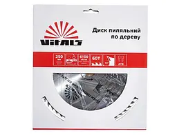Диск пиляльний Vitals по дереву 250x30/25.4 мм ATB 60 (00000001681434) - мініатюра 3