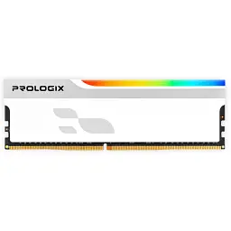 Модуль пам'яті для комп'ютера DDR4 8GB 3600 MHz Onyx White RGB Prologix (PRO8GB3600YWR4)