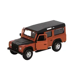 Автомодель - LAND ROVER DEFENDER 110 (асорті білий, помаранчевий металік 1:32) - мініатюра 7