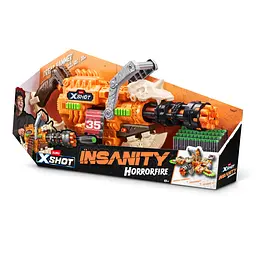 Швидкострільний бластер Zuru X-Shot Insanity Horrorfire Dread Hammer 48 патронів (36733) - мініатюра 3
