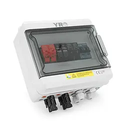 Комбінатор для сонячних систем YRO YRPVB-2/1CB DC550V блискавкозахист+замок - мініатюра 2