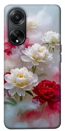 Чохол Demsky Red and white smoke для Oppo A58 4G