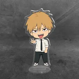 Акрилова колекційна фігурка Chibi Аніме: Людина бензопила Дендзі 10 см - мініатюра 2