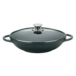 Вок з кришкою, чорний, Wok Kela Kerros, 4 л (15157)
