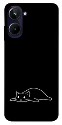 TPU чохол Demsky Lazy cat для Realme 10 4G
