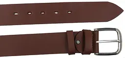 Широкий шкіряний ремінь під джинси Skipper 1496-50 Коричневий - мініатюра 2