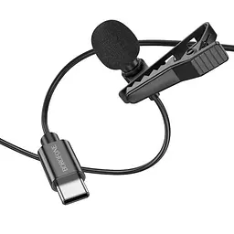 Мікрофон Петличний BOROFONE BFK11 Elegant lavalier microphone Type-C чорний