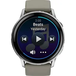 Смарт-годинник Garmin Venu 4 45mm Silver with Silver Gray Silicone Band (010-03014-01) [146408] - мініатюра 3