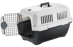 Переноска для собак та котів Ferplast Clipper 2 чорна до 8 кг 57x37x36 см 73115021 - мініатюра 2