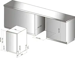 Посудомийна машина Indesit DSIE 2B10 (6485645) - мініатюра 4