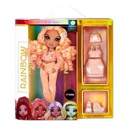 Лялька Rainbow High S3 Персик, з аксесуарами, 27 см (575740) - мініатюра 5