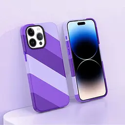 Чохол Vokamo для iPhone 15 Pro захисний з магнітом Purple - мініатюра 5