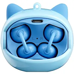Навушники TWS Blackview AirBuds K1 (Kids) Smiley Blue (5117979083851) - мініатюра 3