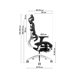 Офісне крісло GT Racer X-802L Black (X-802L Black (W-21)) - мініатюра 8
