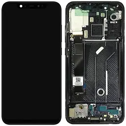 Дисплей Xiaomi Mi 8 чорний, Amoled, оригінал PRC, з рамкою, Black