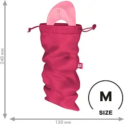 Мішечок для зберігання іграшок Satisfyer Treasure Bag M Pink - мініатюра 2