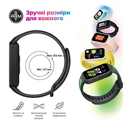Силіконовий ремінець для фітнес браслетів Xiaomi Smart Band 9 Active Redmi Smart Band 3, Silicone, red, зі зручною застібкою, на фітнес трекер та смарт годинник, ArmorStandart (ARM85586) - мініатюра 5