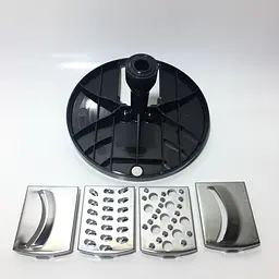 Утримувач шатківників + набір вставок терок для блендера Bosch MS62B6190, MS6CM4190, MS8CM6190, 00753482, 618101 - мініатюра 2