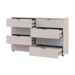 Комод Doros Рон 8 Кашемір 8 Шухлядок 130х38х81 (41516171) - мініатюра 3