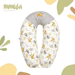 Подушка для вагітних та годування Papaella Обіймашки з вишивкою, 190х30 см (8-31481) - мініатюра 2