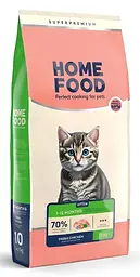 Сухий корм для кошенят Home Food Kitten 1кг на вагу - курка 