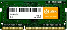 Оперативна пам'ять Atria 4GB SODIMM DDR3 1600MHz (UAT31600CL11SLK1/4) - мініатюра 1