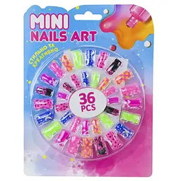 Набір декоративних нігтів для дітей Mini Nails Art, 36 шт. (C3287)