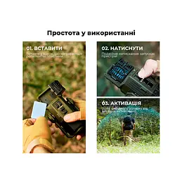 Фумігатор-ліхтар-powerbank Flextail Evo Repel чорний - мініатюра 12
