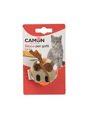 Іграшка для котів Смайлик з ароматом котячої м'яти Camon 5.5 см