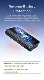 Безперебійник для роутерів UPS 36W Docreate DC1036L POE USB 3xDC (5/9/12V) без АКБ - мініатюра 7