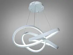 Люстра стельова LED Diasha 7513/550WH 7513, 100W, 5500 лм, білий, регульована висота, для коридору, вітальні, кухні