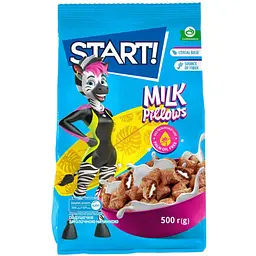 Подушечки Start з молочною начинкою 500 г (66070)