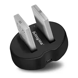 3-Pack KingMa Nikon EN-EL5 комплект из 2 аккумуляторов и ЗУ на 2 батареи