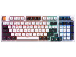 Клавиатура игровая механическая GamePro GPMK-170 Outemu Red Swich Hot-Swap RGB White - мініатюра 1