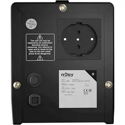 Стабілізатор напруги Njoy Alvis 1000 (AVRL-10001AL-CS01B) AVR, 1 розетка (Alvis 1000) - мініатюра 5