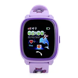 Дитячий смарт-годинник Skmei DF25 Purple BOX (DF25BOXPP)
