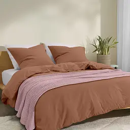 Плед-покривало Cosas Greek Waffle Sakura вафельне 75х95 см (Blanket_03Sakura_GreekWaffle_75x95) - мініатюра 5