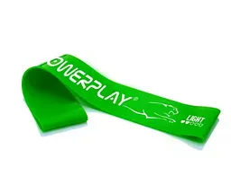Резинка для фітнесу (стрічка-еспандер) PowerPlay 4113 Mini Power Band 0.6 мм Зелена (опір 1-5 кг) (PP_4113_Green)