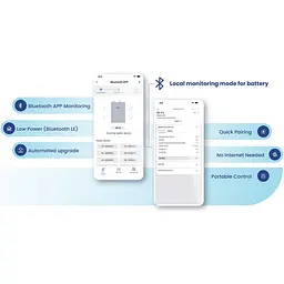Акумулятор Deye LiFePO4 48V (51.2V/100Ah/5120Wh) (SE-F5Pro-L) [153570] - мініатюра 10