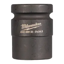 Ударна головка для з/д кріплень ShW 1'' STD 4-гранна MILWAUKEE, 21х24, 5 мм