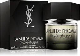 Оригінал Yves Saint Laurent La Nuit De L'Homme 60 мл Туалетна вода - мініатюра 2