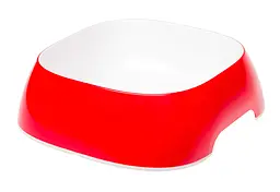 Миска для собак Ferplast Glam Large пластикова червона 23.5x22.5x7 см 1.2 л 71218022 - мініатюра 1