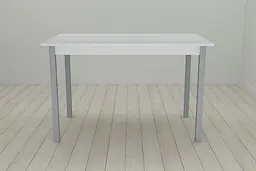 Стіл кухонний Ferrum-decor Маріо 75x120x70 Сірий ДСП Біле 16мм (FRD-106201) - мініатюра 2