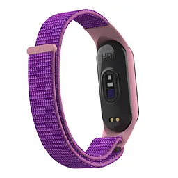 Ремінець нейлоновий ArmorStandart для Xiaomi Mi Band 7/6/5/4 Purple (ARM67854) - мініатюра 2