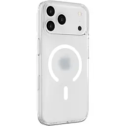 Чохол iLera GlassCase + Camera Button with MagSafe для Apple iPhone 17 Pro Max Frosted (iLGlCFrCb17PrMx) [150422]
