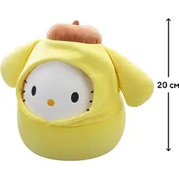 М'яка іграшка Squishmallows Hello Kitty Хелоу Кітті в образі Помпомпурін 20 см (SQSN00387) - мініатюра 12