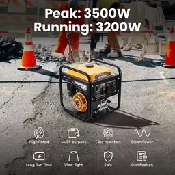 Генератор maXpeedingRODS MXR4500i (3,5 kW), 220V, 50Hz, 7.5л, ручний запуск (mxr4500i) - мініатюра 4