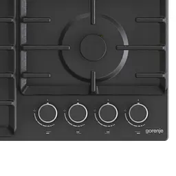Варильна поверхня Gorenje газова, 60см, чавун, чорний - мініатюра 2